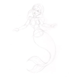 How To Draw A Mermaid in 10 Easy Steps - Dream Pigment