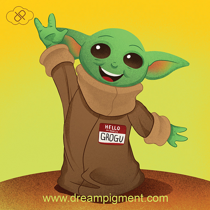 Baby Yoda S Name Is Grogu Dream Pigment