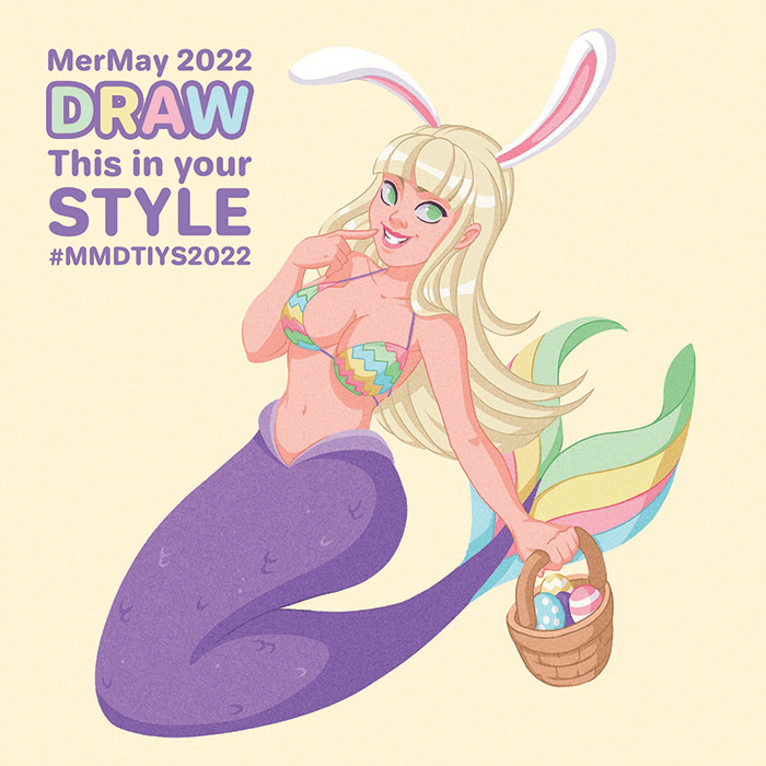 Read more about the article MerMay 2022 – Draw This In Your Art Style Challenge
