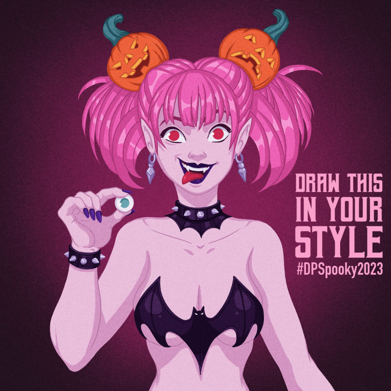 Read more about the article Halloween “Draw This In Your Style” Art Challenge 2023